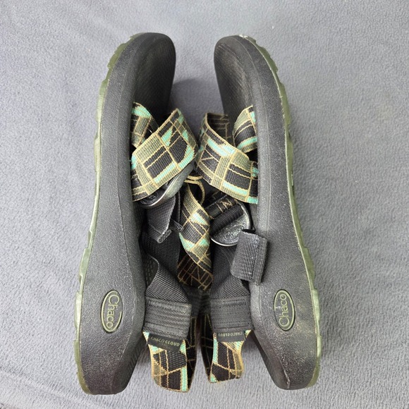 Chaco Mega Z Cloud Sandals Mens Sz 10 M Odds Black Trails Sport Shoes JCH107223 main image 13